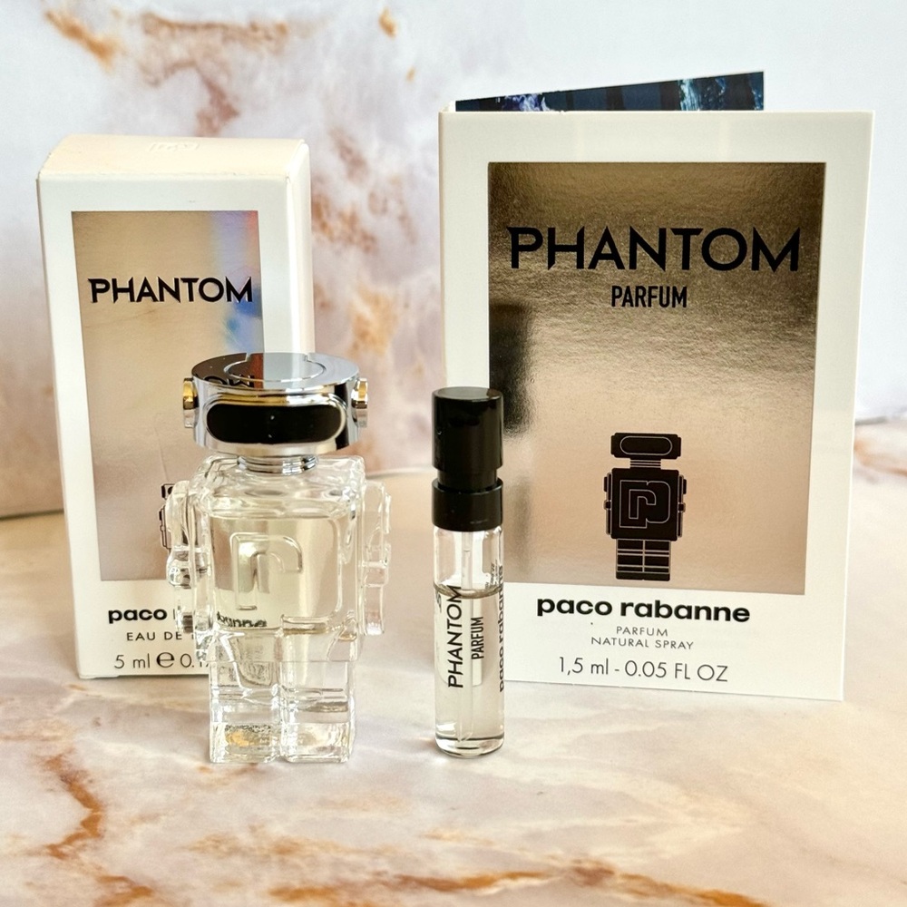 Paco Rabanne Phantom 5ml miniature fragrance Mini Bottle Men's Spray Travel Vial